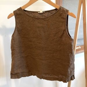 Eileen Fisher Linen Shell Tank